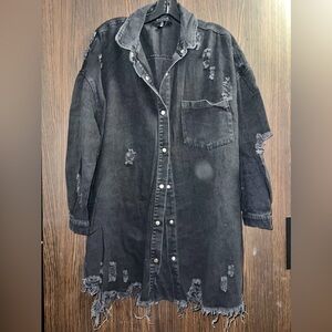 Missguided denim top